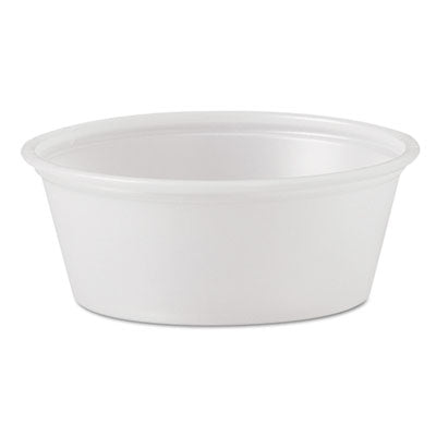 DCCP150N Polystyrene Portion Cups, 1.5 oz, Plastic, Translucent, 2,500/Carton