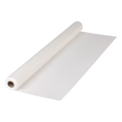 HFM114000 Plastic Roll Tablecover, 40" X 300 Ft, White