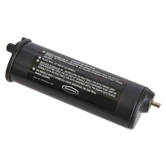 BOB273103 Theft Resistant Spindle for ClassicSeries Toilet Tissue Dispensers, Black Bobrick