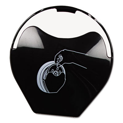 SJM100662 Replacement Lid Dispenser Door For L2200c, 5" Dia, Black