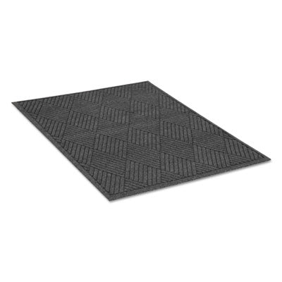 MLLEGDFB040804 EcoGuard Diamond Floor Mats, Rectangular, Charcoal Gray Carpeted Surface, 48" x 96" MILLENNIUM MAT COMPANY