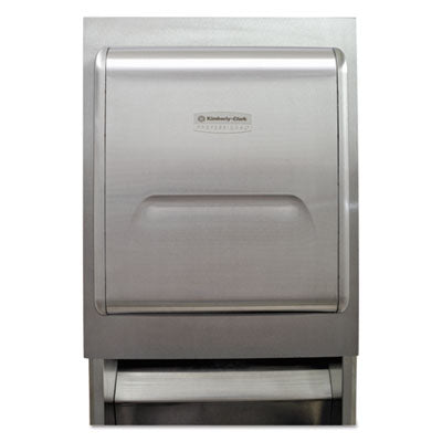 KCC43823 Mod Recessed Dispenser Housing With Trim Panel, 11.13 X 4 X 15.37, Stainless Steel
