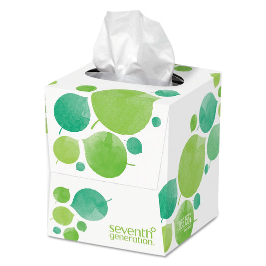 SEV13719EA 100% Recycled Facial Tissue, 2-Ply, White, 85 Sheets/box Seventh Generation