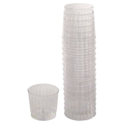 WNARSCCR91516 Classicware Tumblers, Rocks Glass, 9 oz, Plastic, Clear, 16/Bag, 15 Bag/Carton