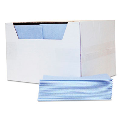 CHI8083 Wet Wipes, 11.5 x 24, Blue, 150/Carton