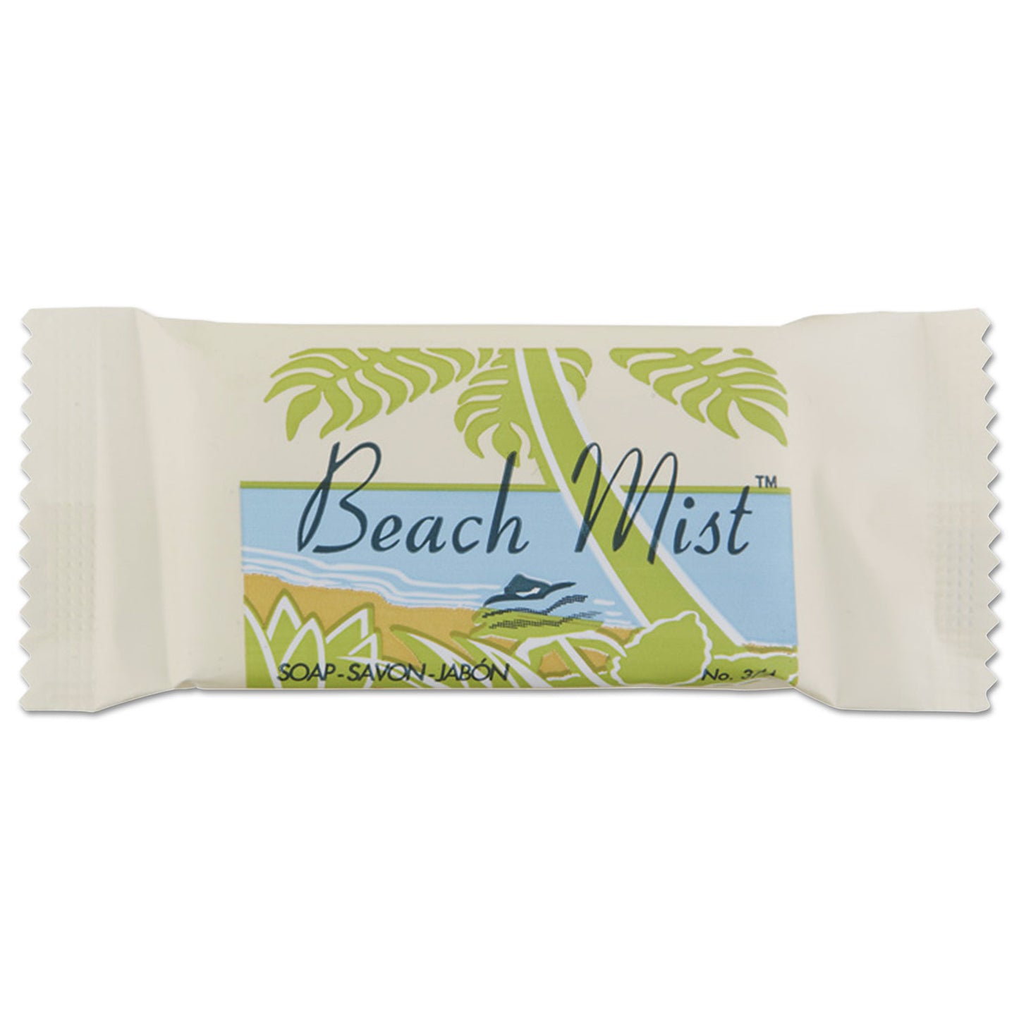 BHMNO34A Face and Body Soap, Beach Mist Scent, # 3/4, 1,000/Carton