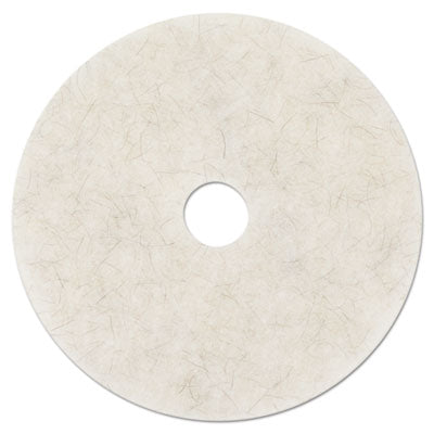 MMM20326 Ultra High-Speed Natural Blend Floor Burnishing Pads 3300, 27" Diameter, White, 5/carton 3M/COMMERCIAL TAPE DIV.