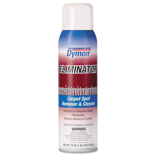 ITW10620 Eliminator Carpet Spot And Stain Remover, 18 Oz Aerosol Spray, 12/carton Dymon