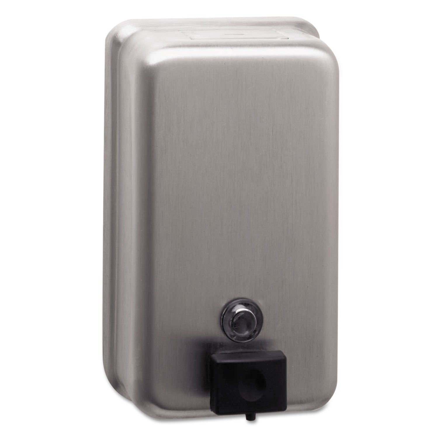 BOB2111 Classicseries Surface-Mounted Soap Dispenser, 40 Oz, 4.75 X 3.5 X 8.13, Stainless Steel Bobrick
