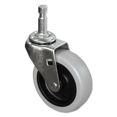 SGSFG6111L3GRAY Mop Bucket/Wringer Replacement Caster, Grip Ring Type C Stem, 3