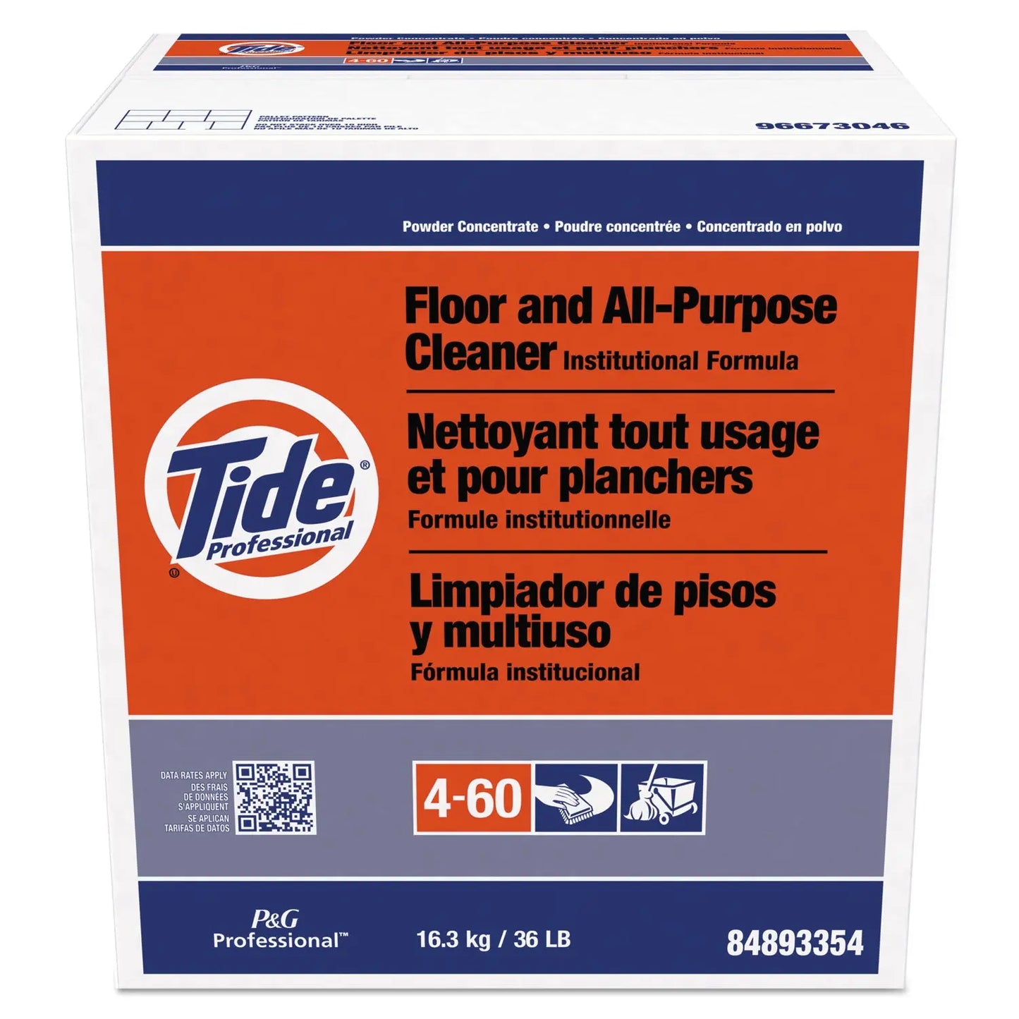 PGC02364 Floor And All-Purpose Cleaner, 36 Lb Box Tide Professional
