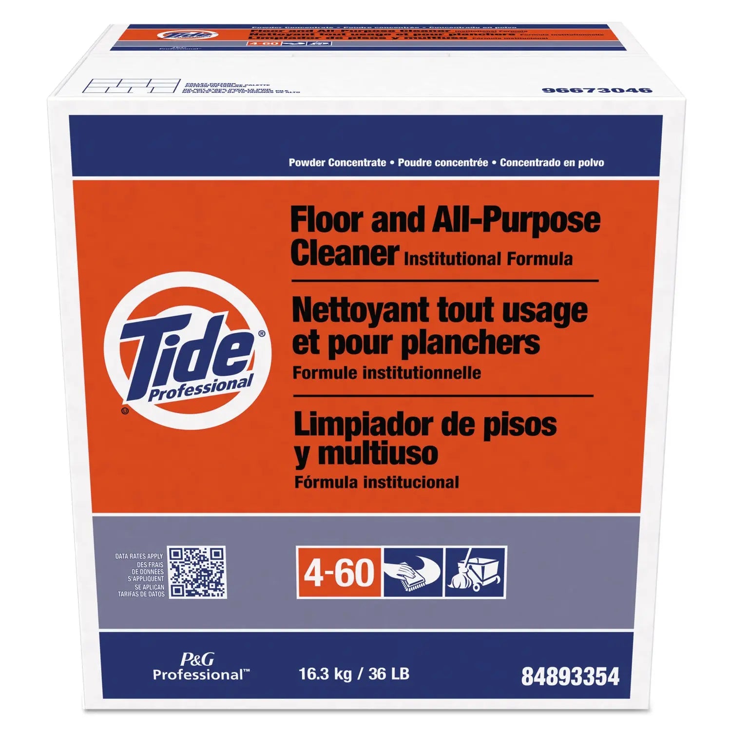 PGC02364 Floor And All-Purpose Cleaner, 36 Lb Box Tide Professional