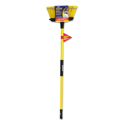QCK759 Job Site Super-Duty Multisurface Upright Broom, 16 X 54, Fiberglass Handle, Yellow/black