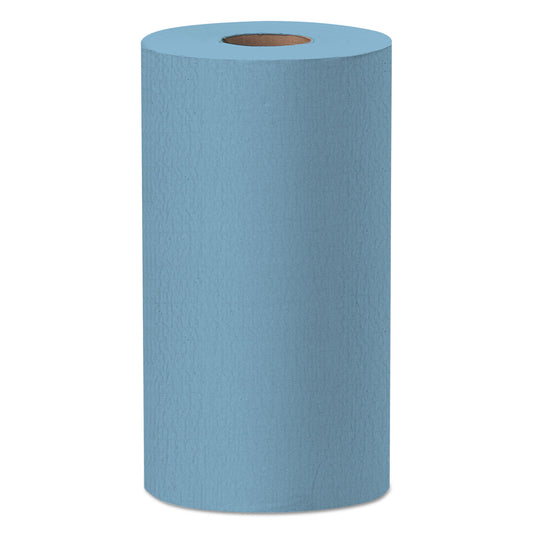 KCC35411 General Clean X60 Cloths, Small Roll, 9.8 x 13.4, Blue, 130/Roll, 12 Rolls/Carton