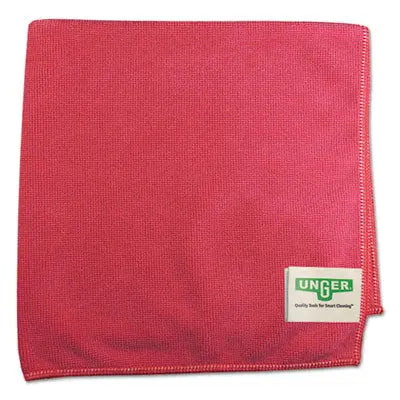 UNGMF40R SmartColor MicroWipes 4000, Heavy-Duty, 16 x 15, Red, 10/Pack UNGER