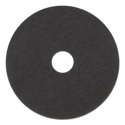 MMM08379 Low-Speed Stripper Floor Pad 7200, 17" Diameter, Black, 5/carton