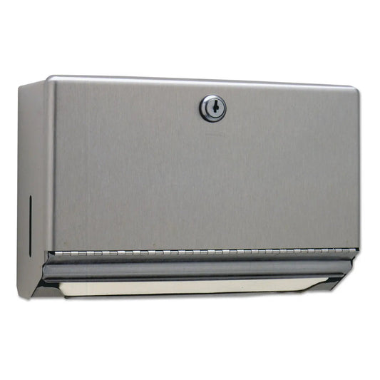 BOB26212 ClassicSeries Surface-Mounted Paper Towel Dispenser, 10.75 x 4 x 7.06, Stainless Steel Bobrick