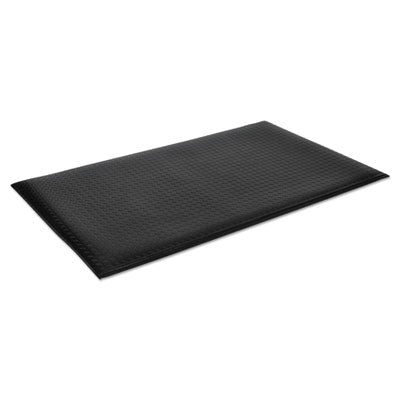 CWNWBZ035KD Wear-Bond Comfort-King Anti-Fatigue Mat, Rectangular, Black Raised Deck Plate Surface, 36" x 60"