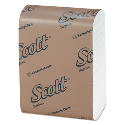 KCC98720 Low-Fold Dispenser Napkins, 1-Ply, 12 x 7, White, 250/Pack, 32 Packs/Carton KIMBERLY CLARK