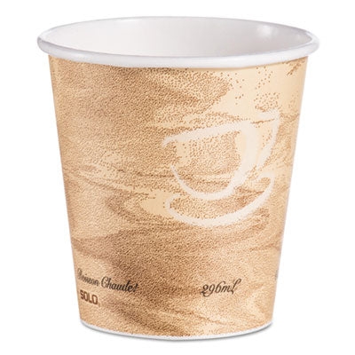 SCC510MS Mistique Hot Paper Cups, 10 Oz, Brown, 1,000/carton