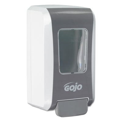 GOJ527006 FMX-20 Soap Dispenser, 2 L, 6.5 x 4.7 x 11.7, White/Gray, 6/Carton