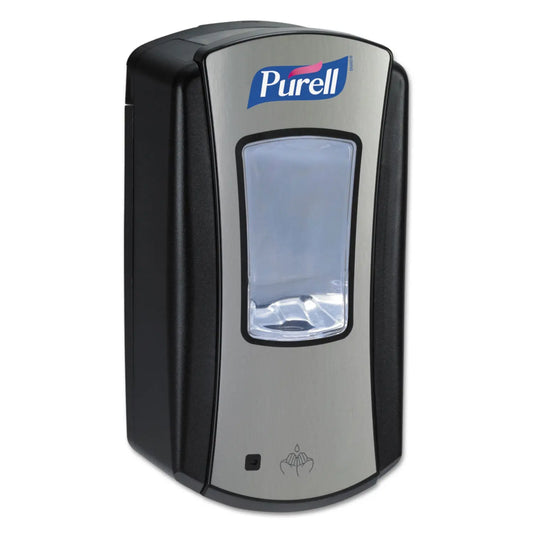 GOJ192804 LTX-12 Touch-Free Dispenser, 1,200 mL, 5.75 x 4 x 10.5, Black/Chrome PURELL