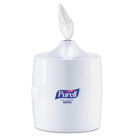 GOJ901901 Hand Sanitizer Wipes Wall Mount Dispenser, 1,200/1,500 Wipe Capacity, 13.3 X 11 X 10.88, White