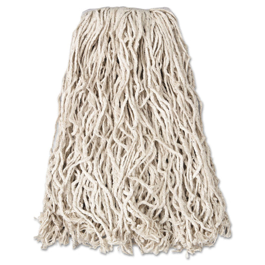 RCPV117 Non-Launderable Economy Cut-End Cotton Wet Mop Head, 20 oz, 1