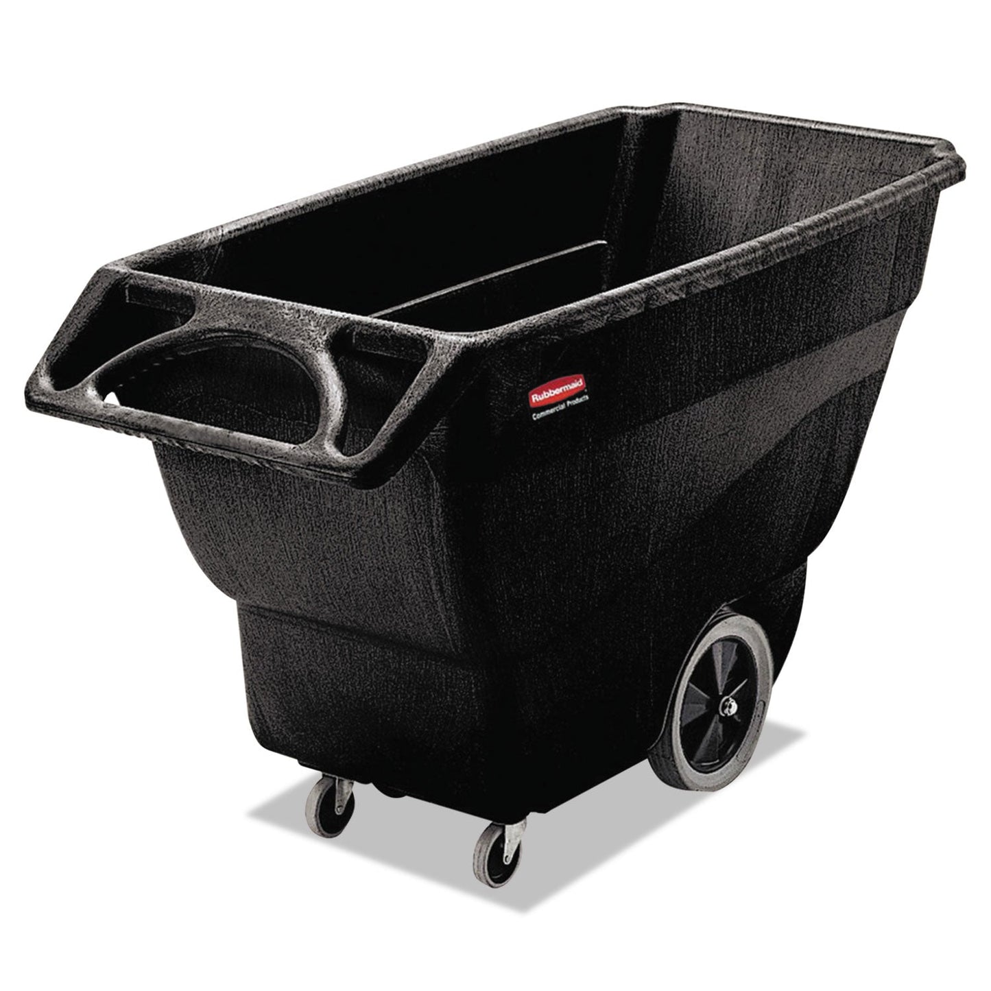 RCP1011BLA 0.75 cu yd Structural Foam Tilt Truck, 600 lb Capacity, Black RUBBERMAID COMMERCIAL PROD.