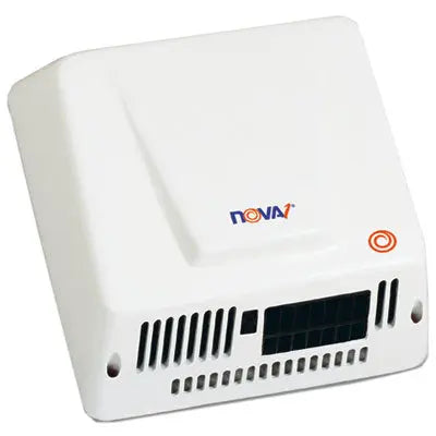 WRL083000000 NOVA Hand Dryer, 110 V to 240 V, 9 x 9.75 x 4, White WORLD DRYER CORPORATION