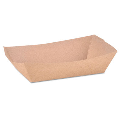SCH0505 Eco Food Trays, 6 oz Capacity, 4.29 x 2.85 x 1.09, Brown, Paper, 1,000/Carton