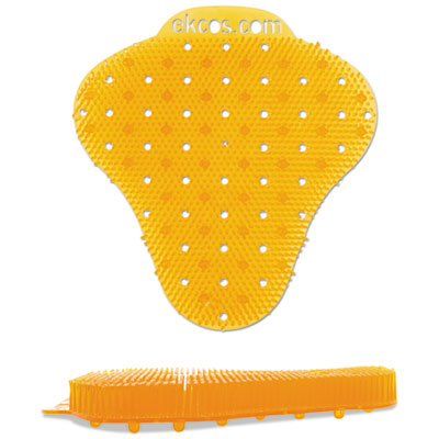 DVOEKS4O12 Ekcoscreen Urinal Screens, Tropical Scent, Orange, 12/carton DIVERSEY