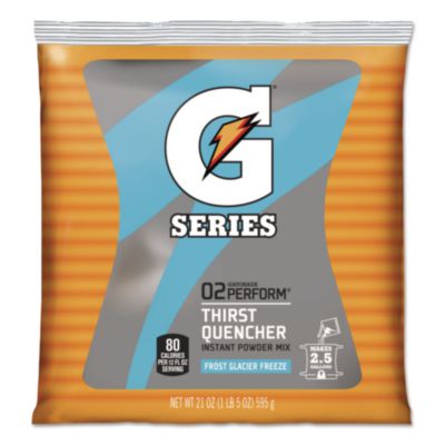 GTD33677 Powdered Drink Mix, Glacier Freeze, 21oz Packet, 32/carton