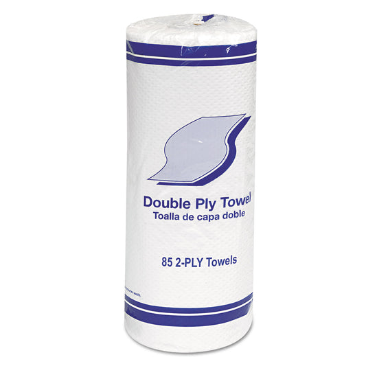 GEN1797 Kitchen Roll Towels, 2-Ply, 11 x 7.8, White, 85/Roll, 30 Rolls/Carton