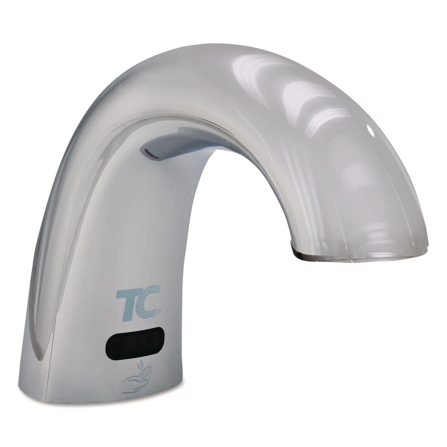 RCP1938171 One Shot Soap Dispenser - Touch Free, Foam, 800 mL/1,600 mL, 11 x 14 x 3.5, Chrome RUBBERMAID COMMERCIAL PROD.