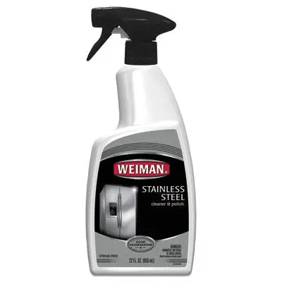 WMN108EA Stainless Steel Cleaner And Polish, Floral Scent, 22 Oz Trigger Spray Bottle WEIMAN