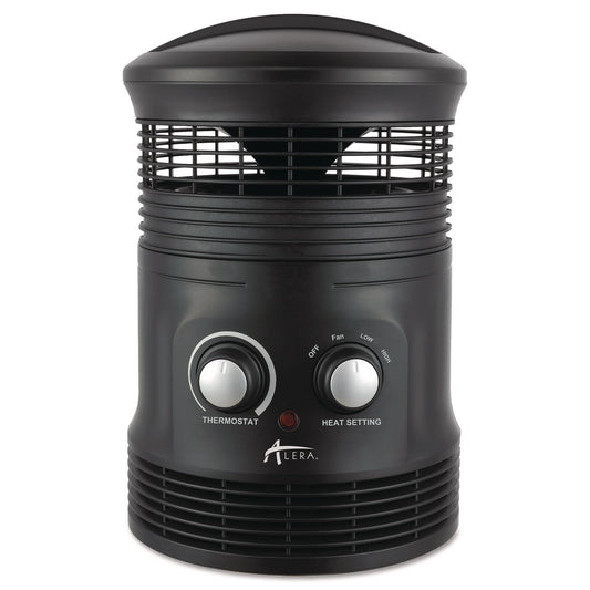 ALEHEFF360B 360 Deg Circular Fan Forced Heater, 750 W, 8 x 8 x 12, Black