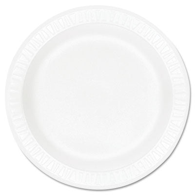 DCC9PWCR Concorde Foam Plate, 9" Dia, White, 125/pack, 4 Packs/carton
