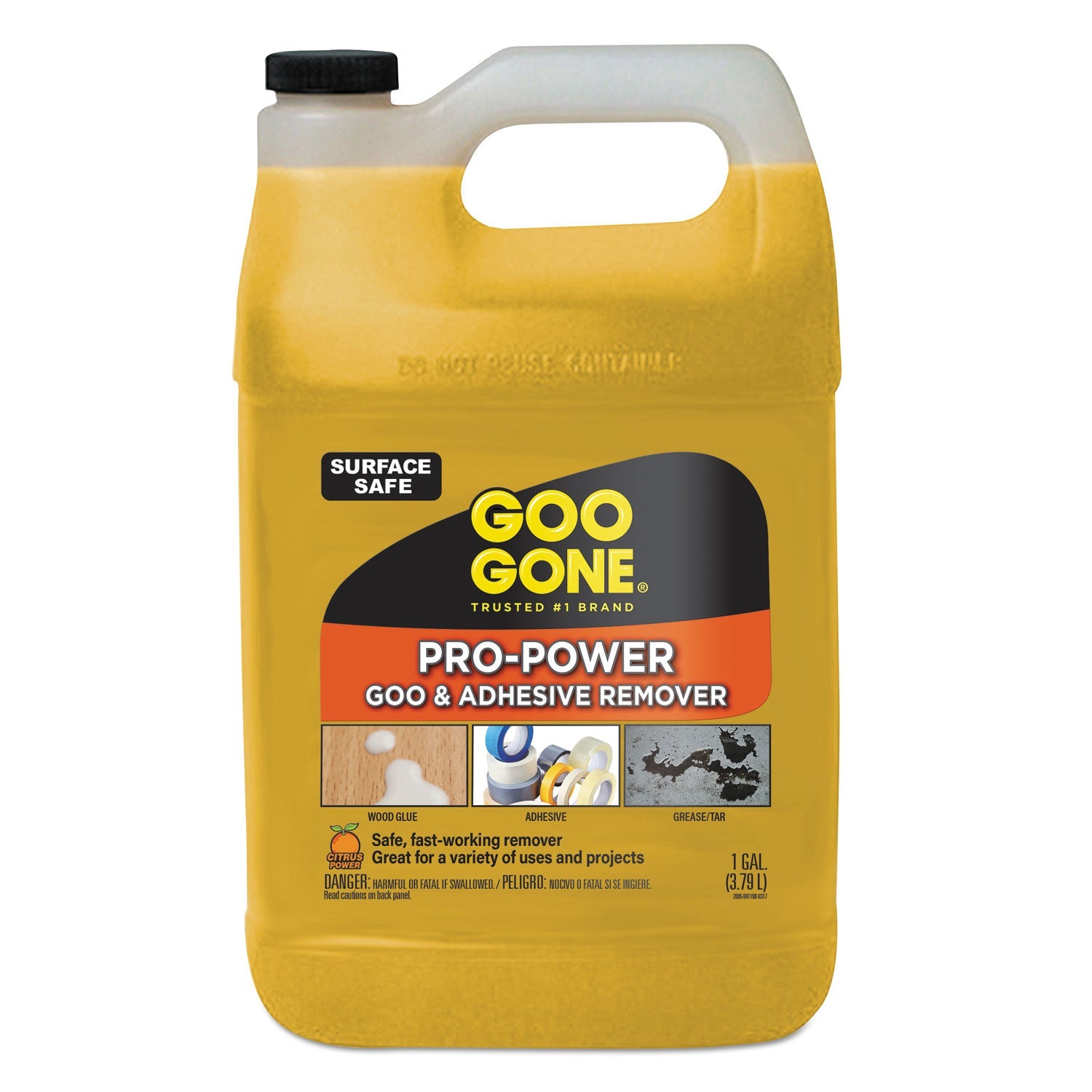 WMN2085CT Pro-Power Cleaner, Citrus Scent, 1 Gal Bottle, 4/carton Goo Gone