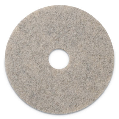 AMR-402019 Combo Burnishing Pads, 19" Diameter, Tan, 5/carton