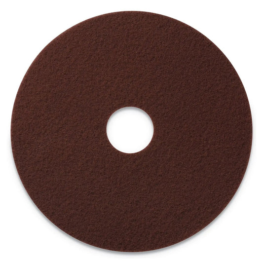 AM7420720 EcoPrep EPP Specialty Pad, 20In. Diameter, Maroon, 10/Carton Americo