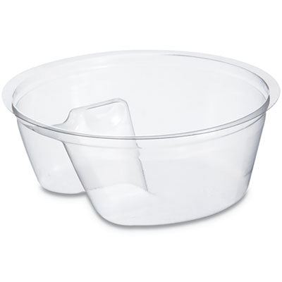 DCCPF35C1 Single Compartment Cup Insert, 3.5 oz, Plastic, Clear, 1,000/Carton