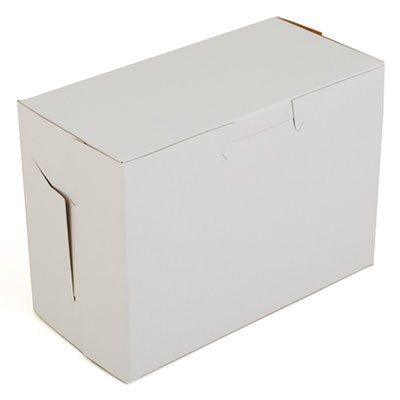 SCH0904 White One-Piece Non-Window Bakery Boxes, 5.5 x 2.75 x 4, White, Paper, 250/Carton