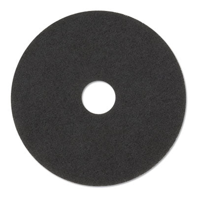 MMM08376 Low-Speed Stripper Floor Pad 7200, 14" Diameter, Black, 5/carton 3M/COMMERCIAL TAPE DIV.