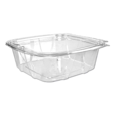 DCCCH48DEF ClearPac SafeSeal Tamper-Resistant/Evident Containers, Flat Lid, 48 oz, Clear, Plastic, 100/Bag, 2 Bags/Carton