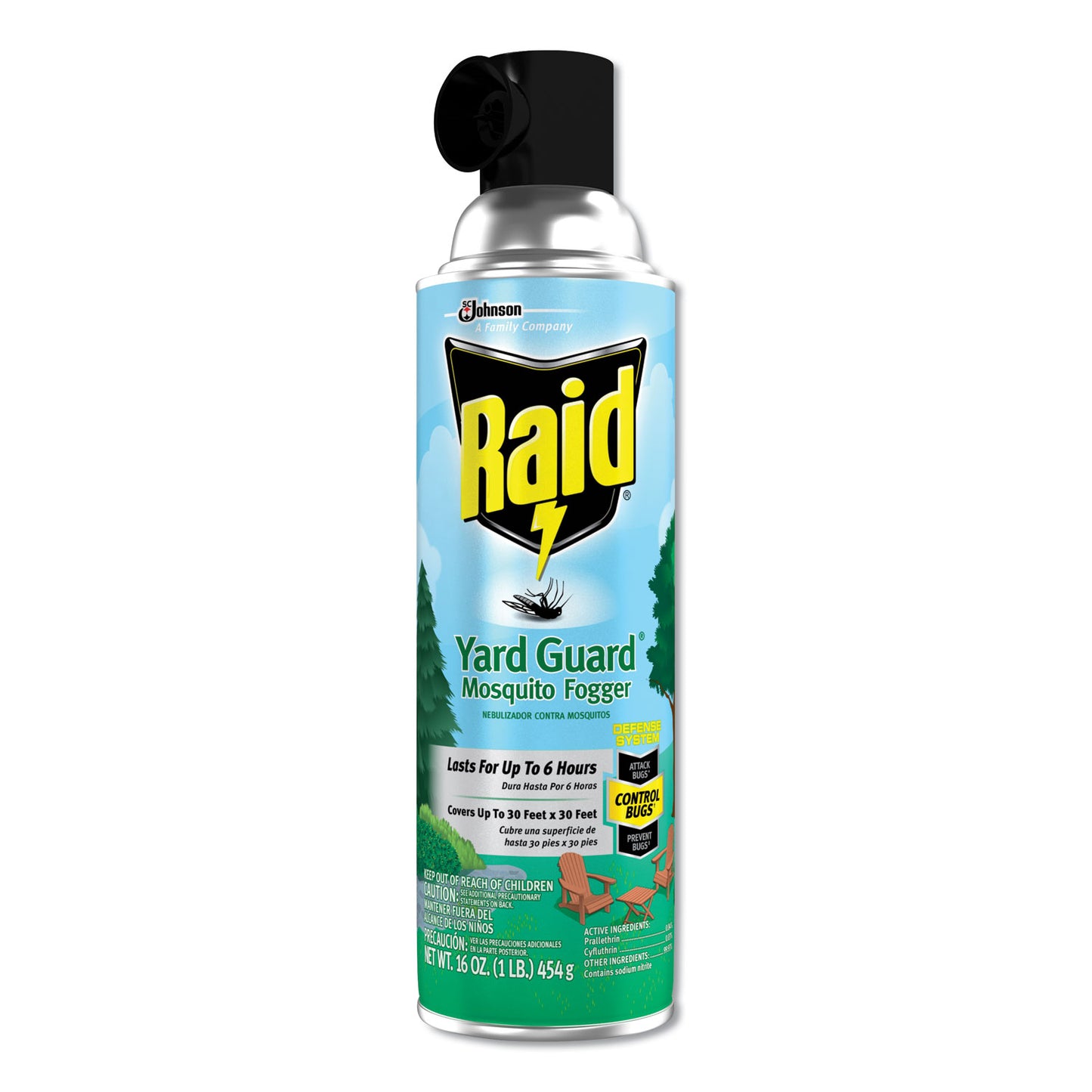 SJN377977 Yard Guard Fogger, 16 oz Aerosol Spray, 12/Carton