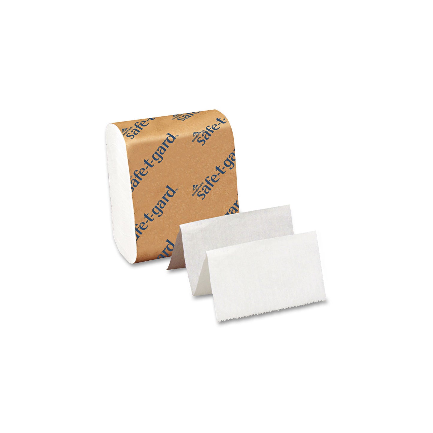 GPC10440 Tissue for Safe-T-Gard Dispenser, 2-Ply, White, 200 Sheets/Pack, 40 Packs/Carton