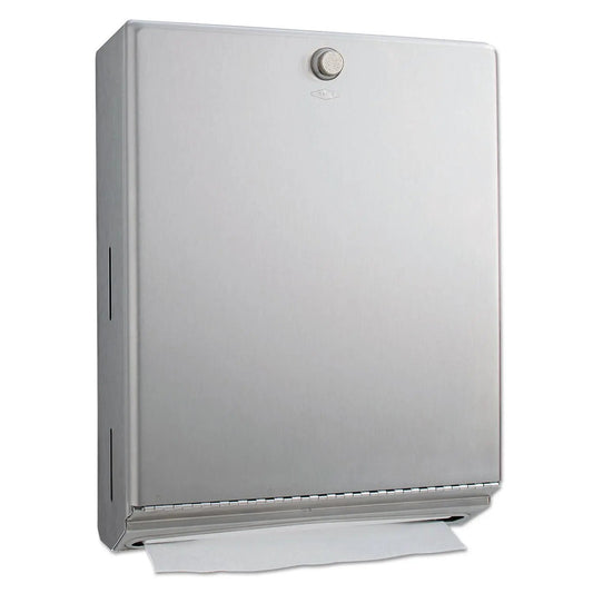 BOB2620 Classicseries Surface-Mounted Paper Towel Dispenser, 10.81 X 3.94 X 14.06, Satin Bobrick