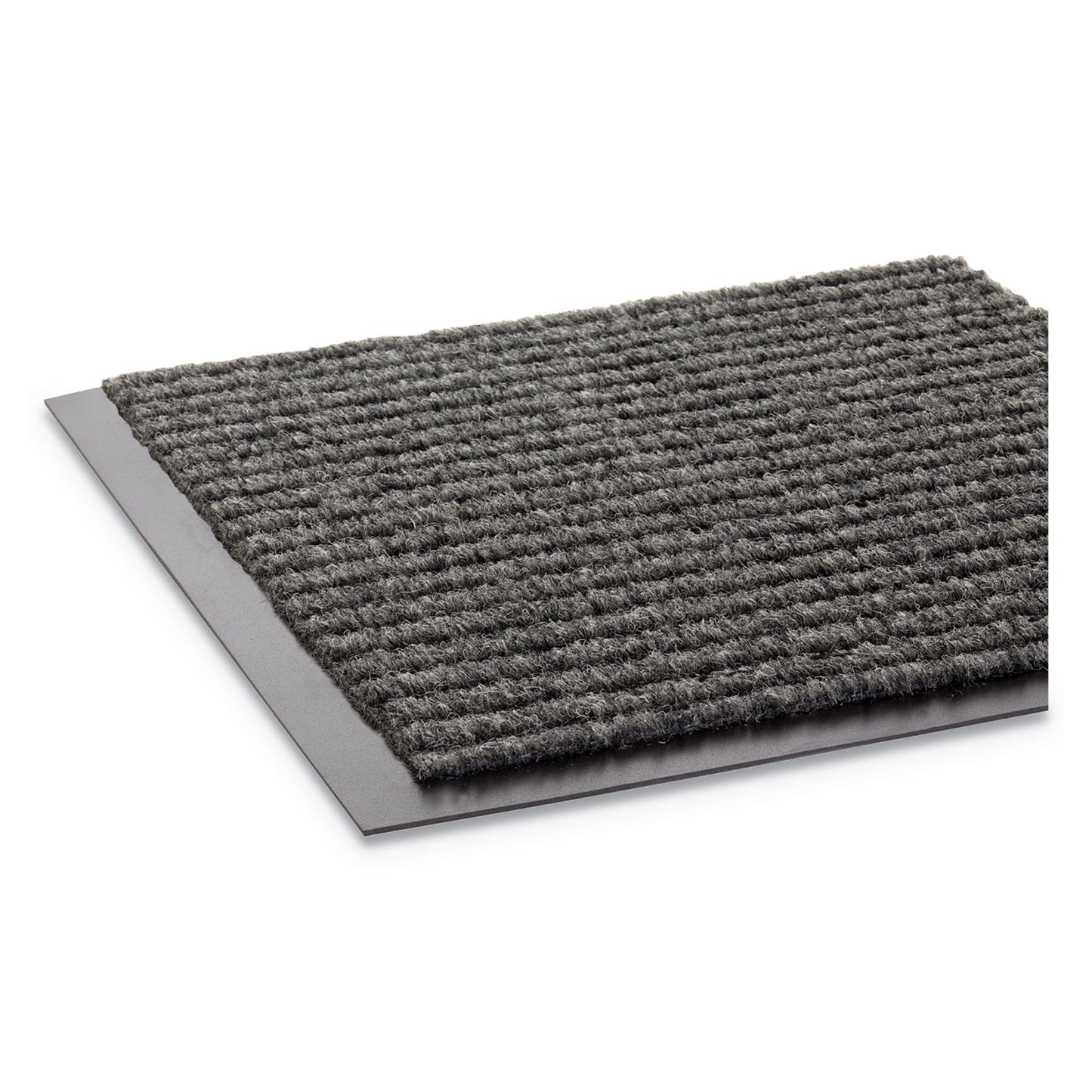 CWNNR0046GY Needle-Rib Wiper/Scraper Mat, Rectangular, Gray Ribbed Surface, 48" x 72"