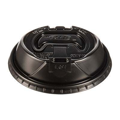 SCCOPT316B Optima Reclosable Lids for Hot Paper Cups, Fits 10 oz to 24 oz Hot Cups, Plastic, Black, 1,000/Carton